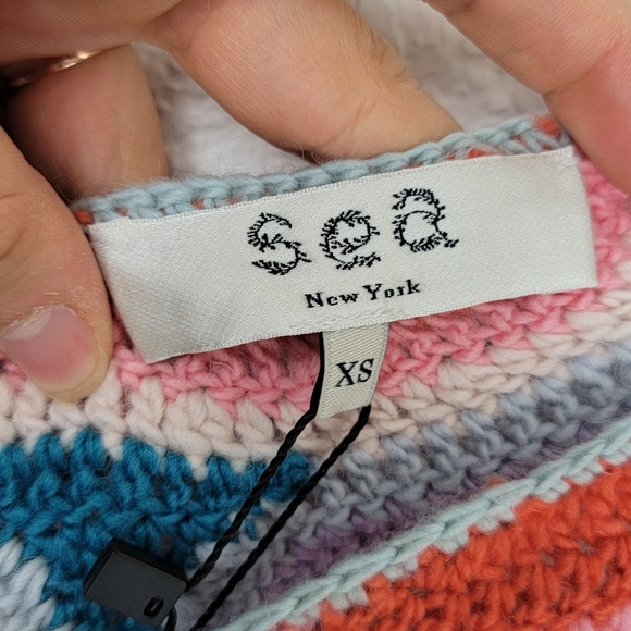 NWT Sea New York Karli Crochet Midi Dress Rainbow XS - Picture 13 of 17